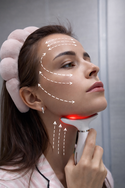WonderGlow™ LED Face & Neck Lifting Massager