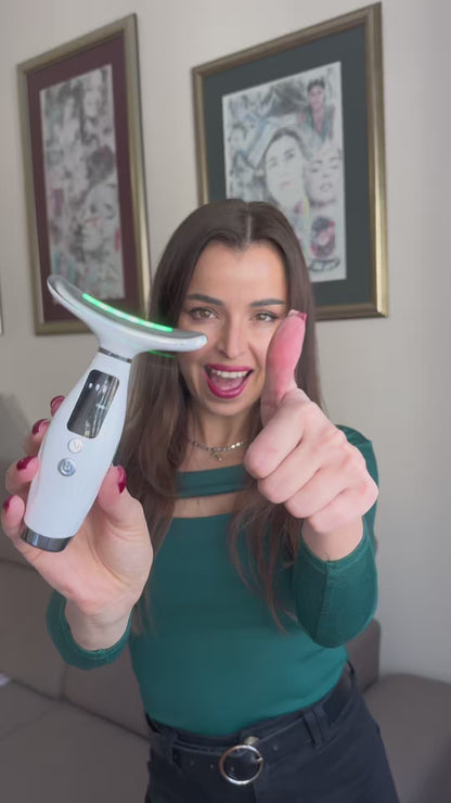 WonderGlow™ LED Face & Neck Lifting Massager