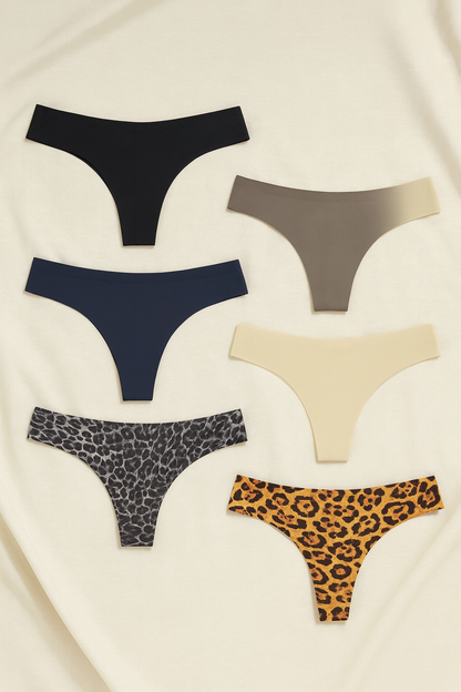 🔥 Women’s Seamless Thong Underwear Multipack